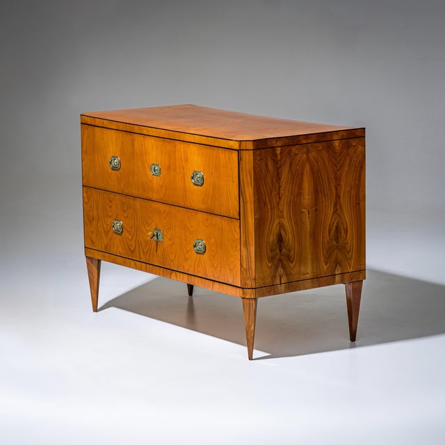 Biedermeier Chest of Drawers in Cherry Wood, Austria, circa 1820 For Sale - Image 10 of 11