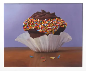 "Sprinkles" Original Framed Oil Painting by Stuart Dunkel
