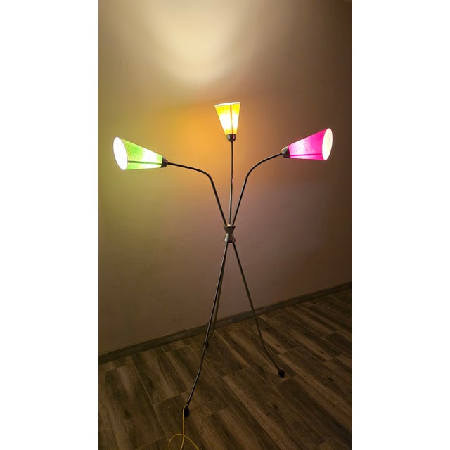 Vintage Floor Lamp from Lidokov, 1960s For Sale - Image 4 of 10