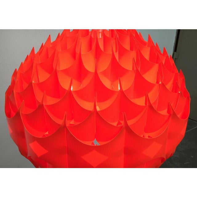 Metal Mid-Century Rhythmik Pendant Lamp by Milanda Havlova for Vest Leuchten, Austria, 1960s For Sale - Image 7 of 18