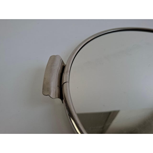 1930s Czechoslovak Art Deco Functionalist Chrome and Mirrored Serving Tray, 1930s For Sale - Image 5 of 16
