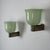 Venini Green and Gilt Murano Glass Sconces by Tomaso Buzzi for Venini, 1940s, Set of 2 For Sale - Image 4 of 18