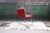 Metal 1990s Mid Century Modern Red Flat Chromed Bar Brno Chair Mies Van Der Rohe For Sale - Image 7 of 11