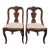 Early 20th Century Antique Italian Empire Neoclassical Decorative Chairs - Set of 2 For Sale