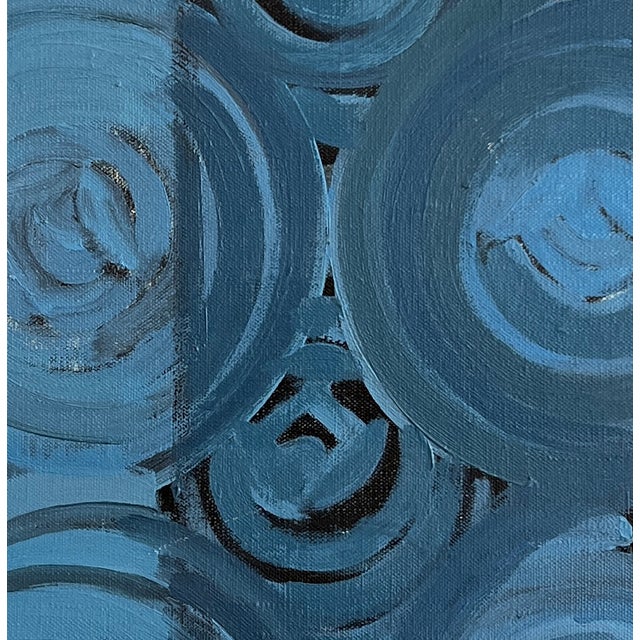 Lison Favarger, Cadences II, Oil on Canvas, 1980s, Framed For Sale - Image 6 of 12