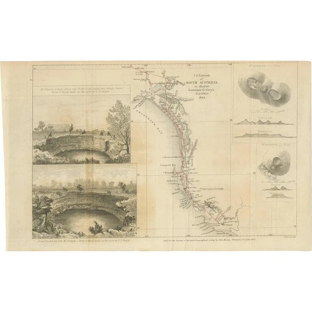 A South Australian Expedition of 1844 Map For Sale - Image 9 of 9