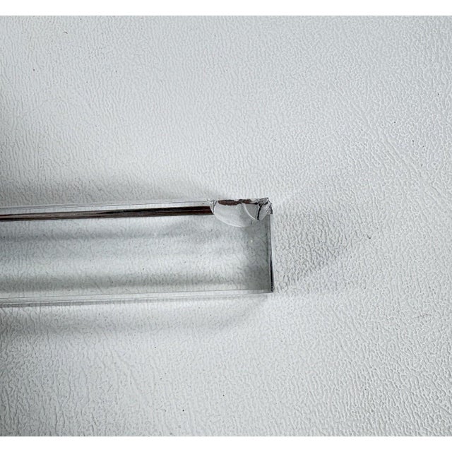 2000 - 2009 Elegant Baccarat "Vega" Crystal Knife Rests - Set of 8 With Original Signature Box For Sale - Image 5 of 6