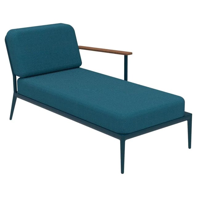 Nature Navy Left Chaise Lounge by Mowee For Sale - Image 6 of 6