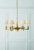 Traditional Alexa Hampton for Visual Comfort Signature Myrna Chandelier in Natural Brass with Natural Paper Shades For Sale - Image 3 of 3