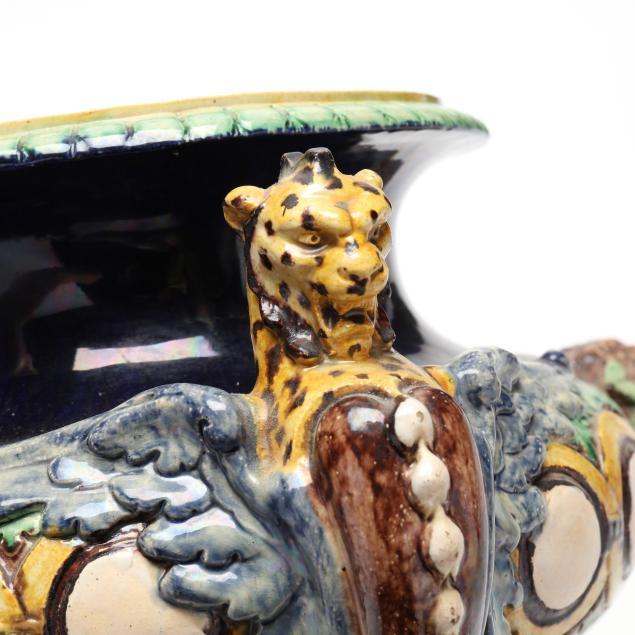 Late 19th Century Majolica Urn For Sale In Birmingham - Image 6 of 7