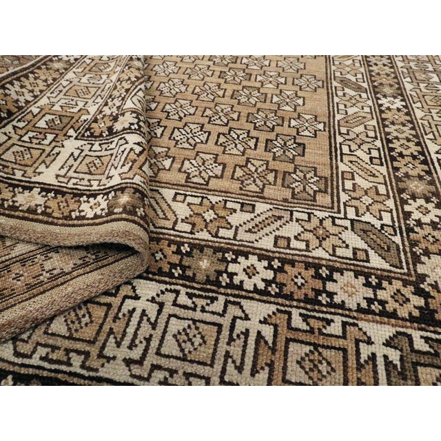 Taupe Galerie Shabab Collection Early 20th Century Caucasian Shirvan Rug For Sale - Image 8 of 8