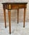 Neoclassical Mahogany Side Table With Fluted Legs And Green Marble, 1920s For Sale - Image 17 of 18