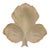 1950s Sylvan Collection Lenox Ivory 3-Section Divided Leaf Dish - 24k Gold Trim For Sale