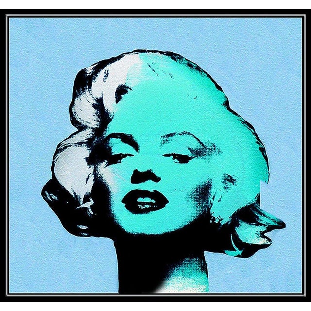 Steve Kaufman Oil painting of Marilyn Monroe, Custom Framed and Listed with the Submit Best Offer option Accepting Offers...