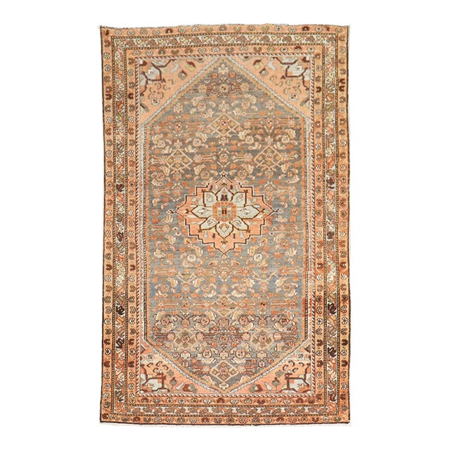 Persian Malayer Accent Medallion Rug no. j5191 For Sale