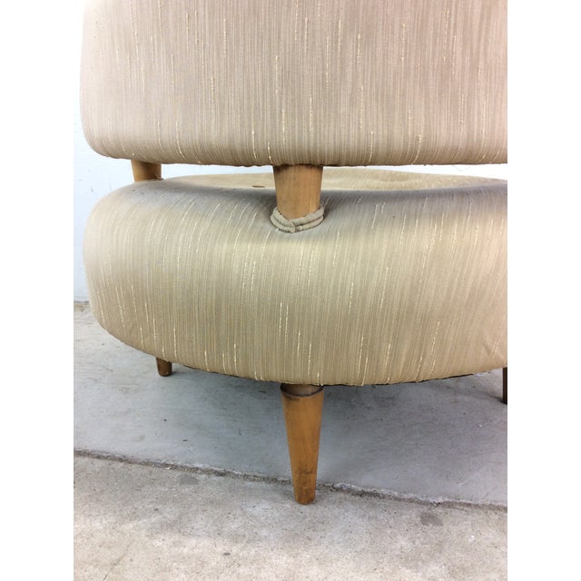 Unique Mid Century Modern Club Chair With Tapered Legs For Sale - Image 11 of 12