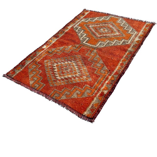 Textile Vintage Kurdish Herki Rug, 1930s For Sale - Image 7 of 11