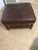 1990s Palecek Presidents Stick Reed Rattan Nantucket Ottoman Footstool For Sale - Image 10 of 12