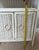 Vintage White Wicker Étagère With Double Door Cabinet & Curved Frame For Sale - Image 9 of 12