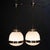 Italian Delta Opaline Pendant Lights by Sergio Mazza for Artemide, 1960s, Set of 2 For Sale - Image 12 of 14