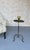 Metal Small Spanish Iron Drinks Table With Hammered Top For Sale - Image 7 of 12