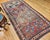 Textile Mid-19th Century Caucasian Cloudband Karabagh Carpet, Hand-Knotted Wool, Green & Blue, 5' x 9' For Sale - Image 7 of 17