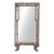 Early 18th Century Tall Baroque Carved, Mecca Silvered and Giltwood Mirror For Sale