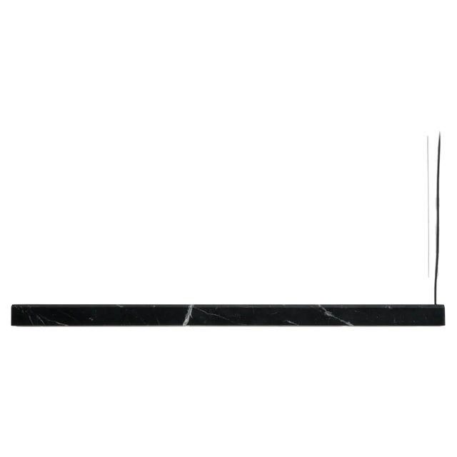 Nero Marquina Poem Suspended Light by Lexavala For Sale