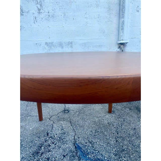 Sienna 1960s Danish Teak Dining Table Designed by Ib Kofod-Larsen for Faarup . For Sale - Image 8 of 12