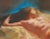 Reclining nude scene in desert tones by Scottsdale, Arizona artist Thomas (Tom) P. Darro (American, b. 1946), circa 1990....