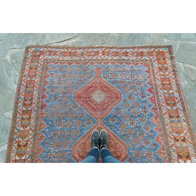 1900s Antique Medallion Hand-Knotted Rug For Sale - Image 4 of 11