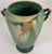 Roseville Pinecone Art Pottery Vase, Green Glaze, American Art Deco, Circa 1930 For Sale - Image 12 of 13