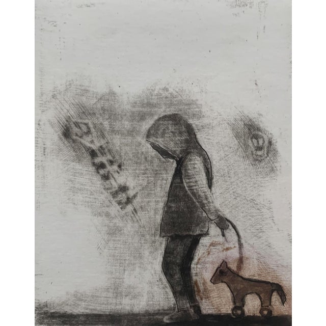 Krystyna Jaszke, Just Say Sorry, Mezzotint on Paper, 2013 For Sale - Image 3 of 5