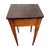 19th C Sheraton Walnut Side Table Pegged Tapered Legs New England Antique For Sale - Image 4 of 12