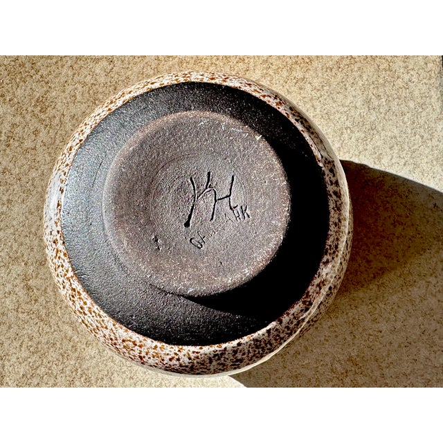 Sculptural Studio Ceramic Art Vase by Kaj Henning Jensen for KH Keramik Stensved, Denmark, 1960s For Sale - Image 10 of 13