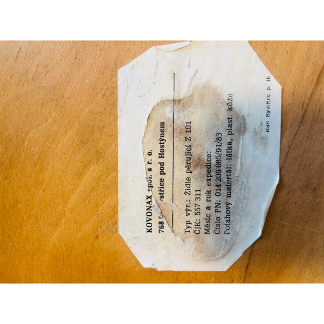 Bauhaus Style Kovona Dining Chair, Czechoslovakia, 1970s For Sale - Image 12 of 13