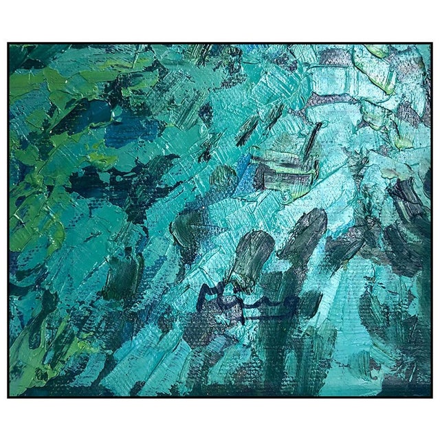 Modern Summer Garden by the Sea, Ming Feng For Sale - Image 3 of 4