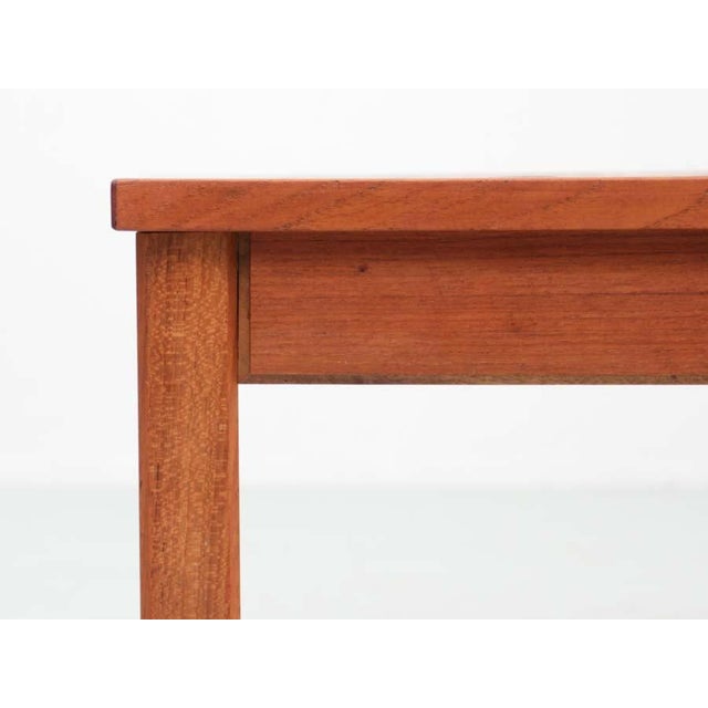 Wood Mid-Century Modern Scandinavian Coffe Table with Ceramic Tiles For Sale - Image 7 of 9