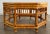 Chinoiserie Vintage Glass Top Scorched Bamboo Coffee Table For Sale - Image 3 of 6