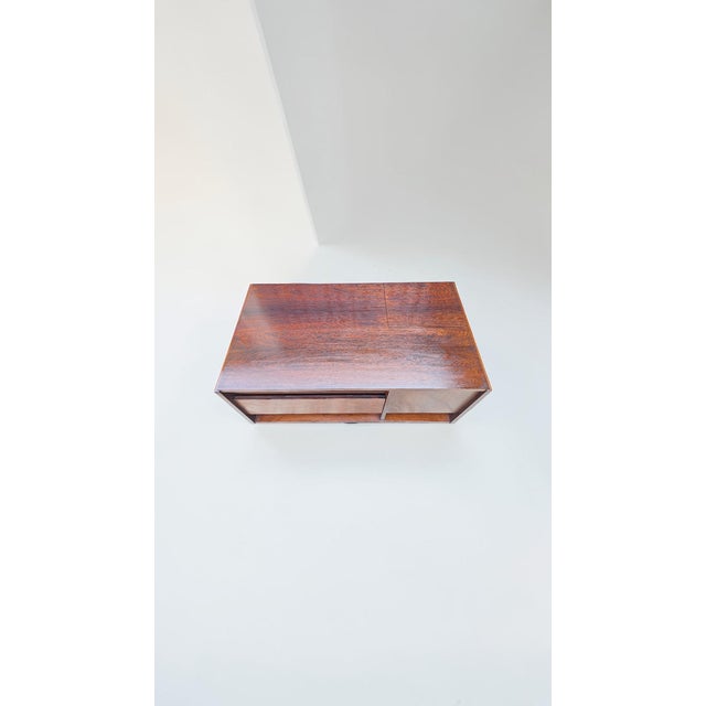 Wood Revolving Bar Cabinet by Gianfranco Frattini for Bernini, Italy, 1960s For Sale - Image 7 of 13