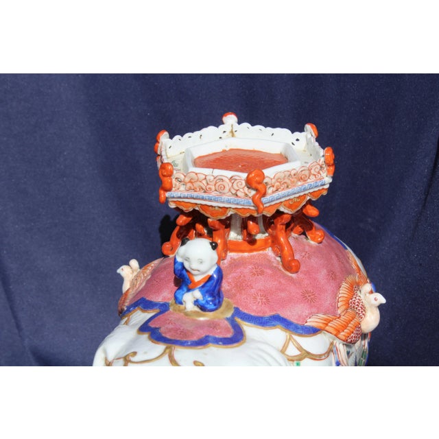 Late 19th Century Late 19th Century Chinese Porcelain Elephant For Sale - Image 5 of 9