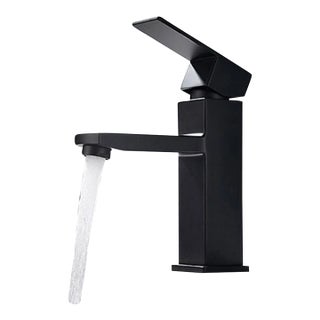 Bathroom Sink Black Faucet Single Handle One Hole Rv Commercial Lavatory Vanity For Sale