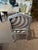 Hollywood Regency 1990s Zebra Armchair For Sale - Image 3 of 6
