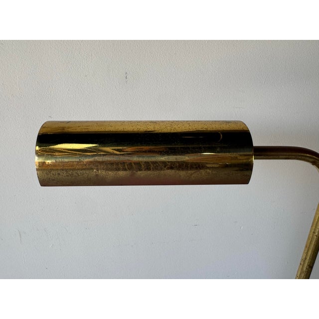1970s Mid-Century Modern Koch & Lowy–Style Adjustable Brass Floor Lamp/ Sold For Sale - Image 11 of 12