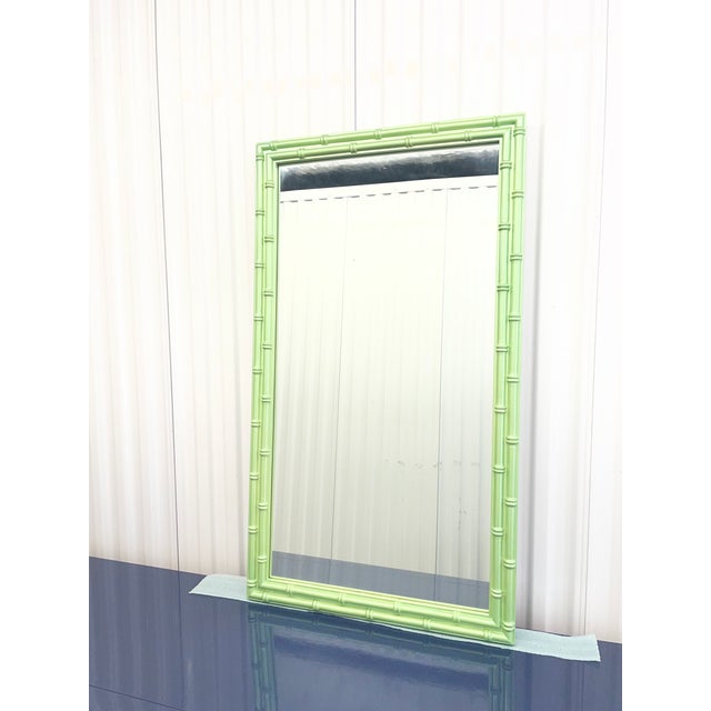 Elevate your interiors with this striking custom bamboo-style mirror, exquisitely finished in a made-to-order metallic...