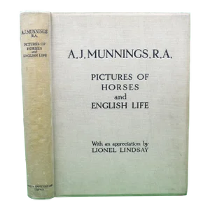"Pictures of Horses and English Life" 1927 Munnings, A.J. R.A.