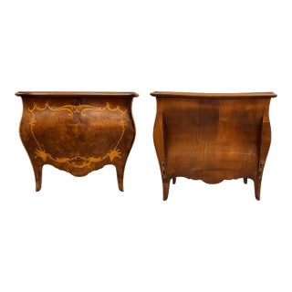 Pair of Italian 19th Century Twin Beds or King Retrofit For Sale