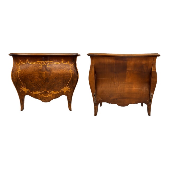 Pair of Italian 19th Century Twin Beds or King Retrofit For Sale