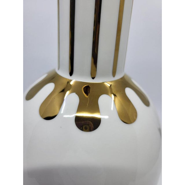 French White and Gold Porcelain Carafe by Vincent Darré for Monoprix For Sale - Image 14 of 17