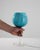 1960s Italian Teal Glass Goblet For Sale - Image 16 of 18